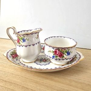 Vintage Collectable Royal Albert Sugar and Creamer Set